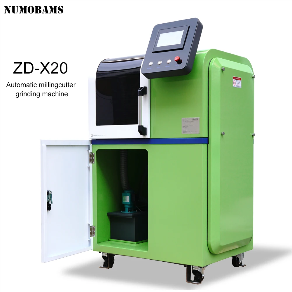 CNC Mill Cutter Grinder Machine ZD-X20 1500W Auto Grinding Tool Machine For End Mill And Drill Bit