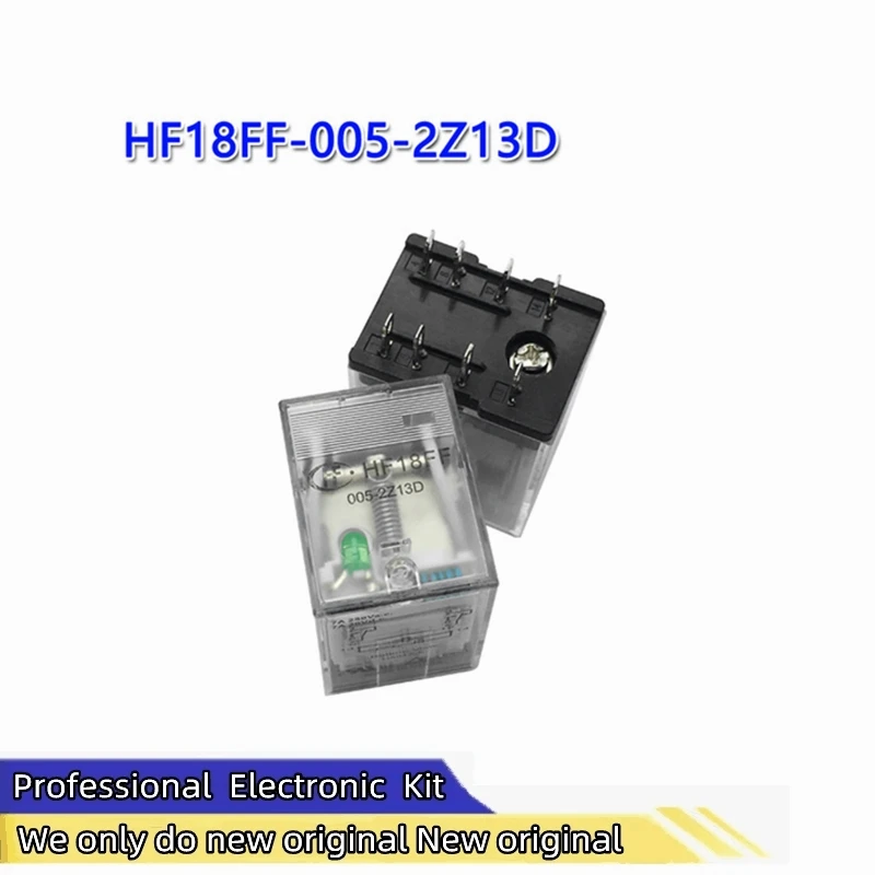 

HF18FF-005-2Z13D HF18FF-012-2Z13D 18FF-024-2Z13D Two sets of 8-pin plug-in conversion 7A 250VAC Multifunctional relay