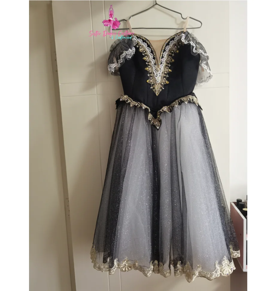 High-end professional ballet TUTU palace style variations competition performance dress High-end custom adult women's costume