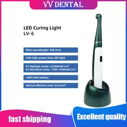 Dental light curing unit Multi-lens wireless resin curing treatment lamp LED dental curing lamp  Optical polymer 1-second curing