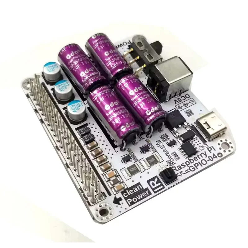 DLHiFi-filtro de potencia, placa de purificación de condensador Farad para Raspberry Pi Moode Volumio Picoreplayer Runeaudio DAC HiFi Audio