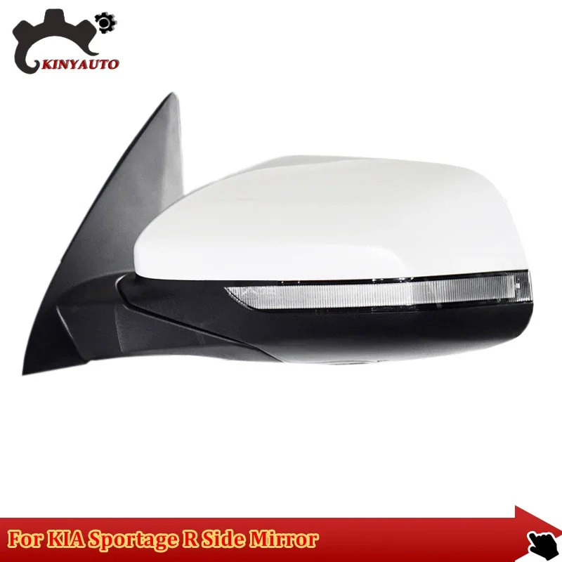 For KIA Sportage III Ace 18-19 Side Mirror External Mirror Rearview Mirror Assembly Lens Shell Lower Shell Frame Cover