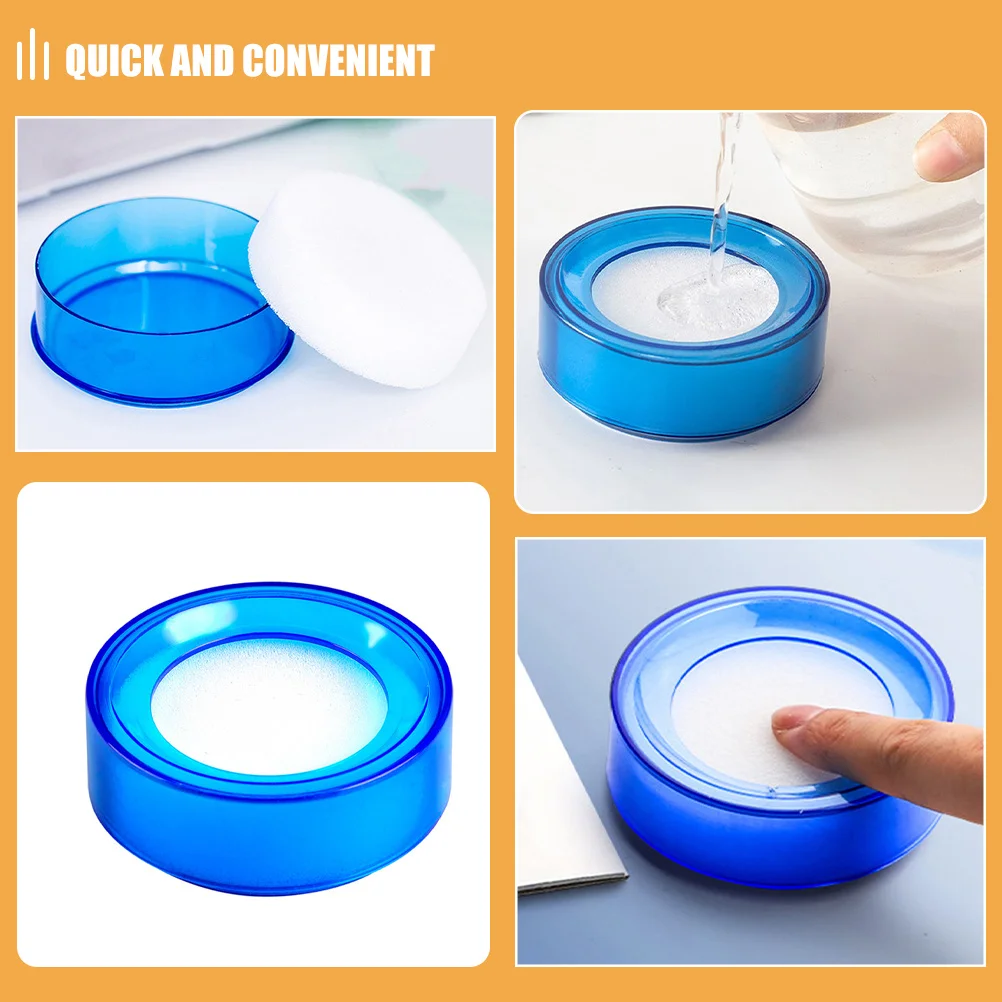 3 قطعة مرطب الاصبع لعد النقدية المضادة للانزلاق أداة الإسفنج الرطب لشخصي التمويل مكتب اللوازم المنزلية عد الملحقات