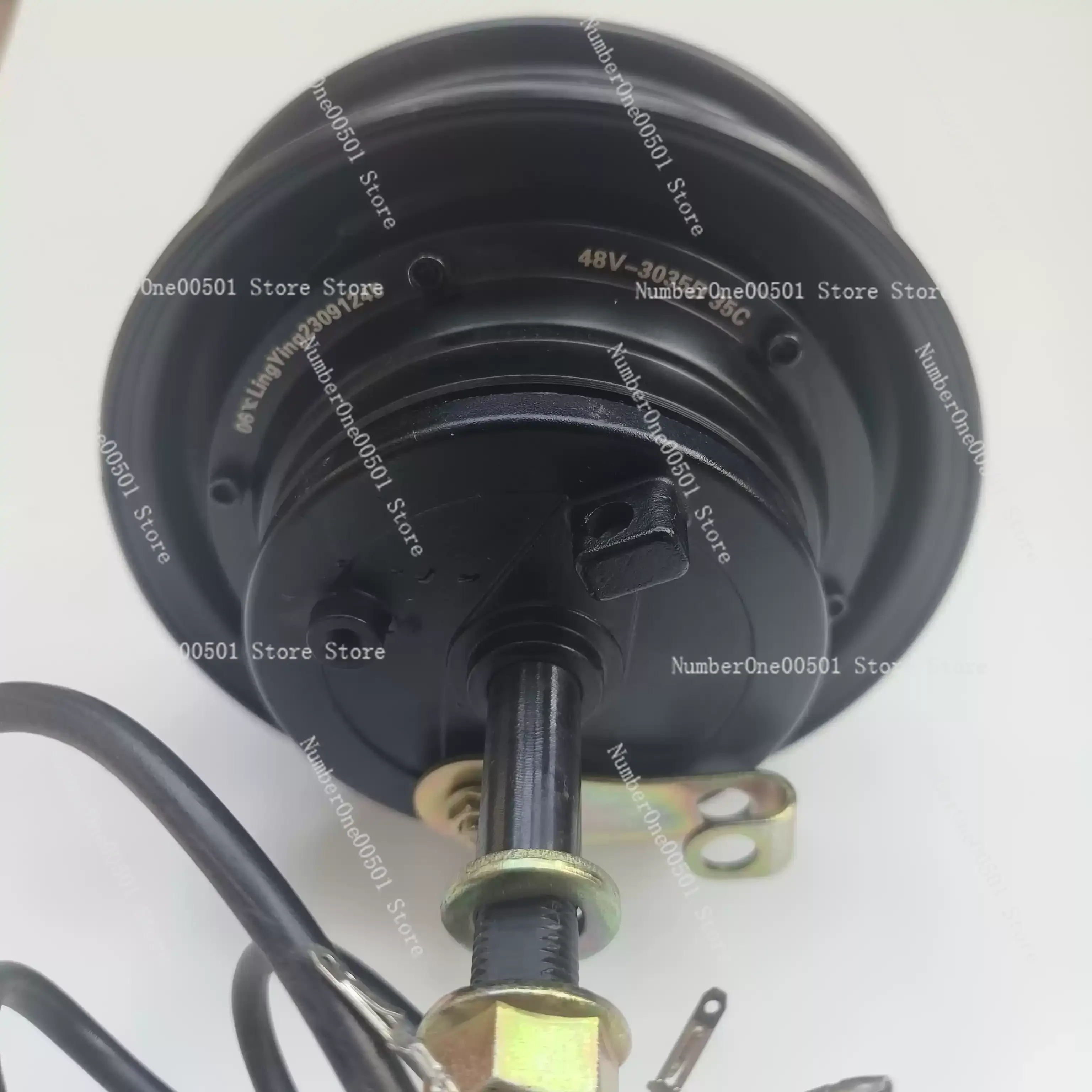 10 inch unilateral shaft small elderly tricycle scooter rear wheel drum brake motor 48v500w