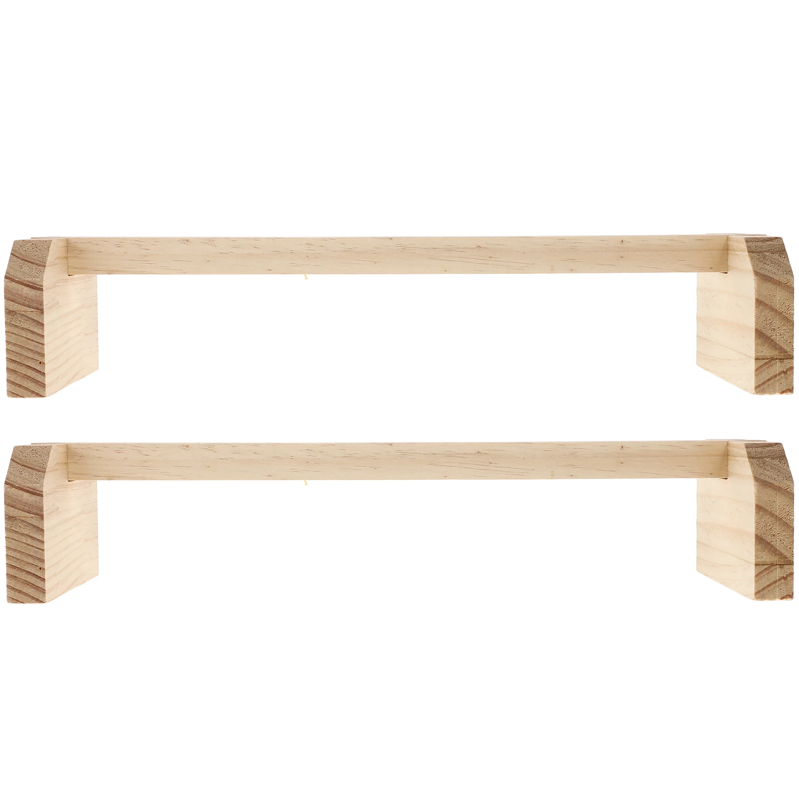 

2pcs Parrot Stand Rack Wood Bird Stand Accessories For Chick Chicken Budgies Parrot Cage Perch Bird Cage Plaything Wood