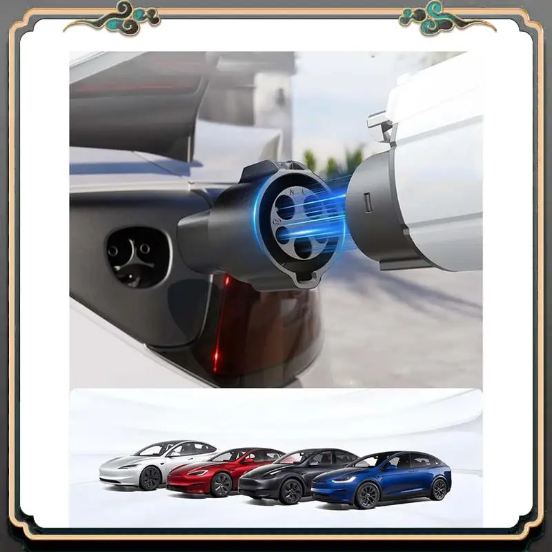 

J1772 For Tesla Charge Adapter For Tesla Charger Accessories [Max 80A 240V] Telsa NACS Adapter, Easy To Use
