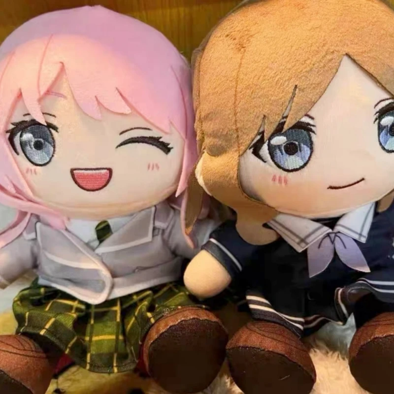 

Плюшевые игрушки по аниме «Банг Дрим»: мультяшные персонажи Вакаба, Мутсуми, Анон, Чихая в униформе, мягкие куклы Сойо, Нагасаки, Таки, Шиина, плюшевые подарки