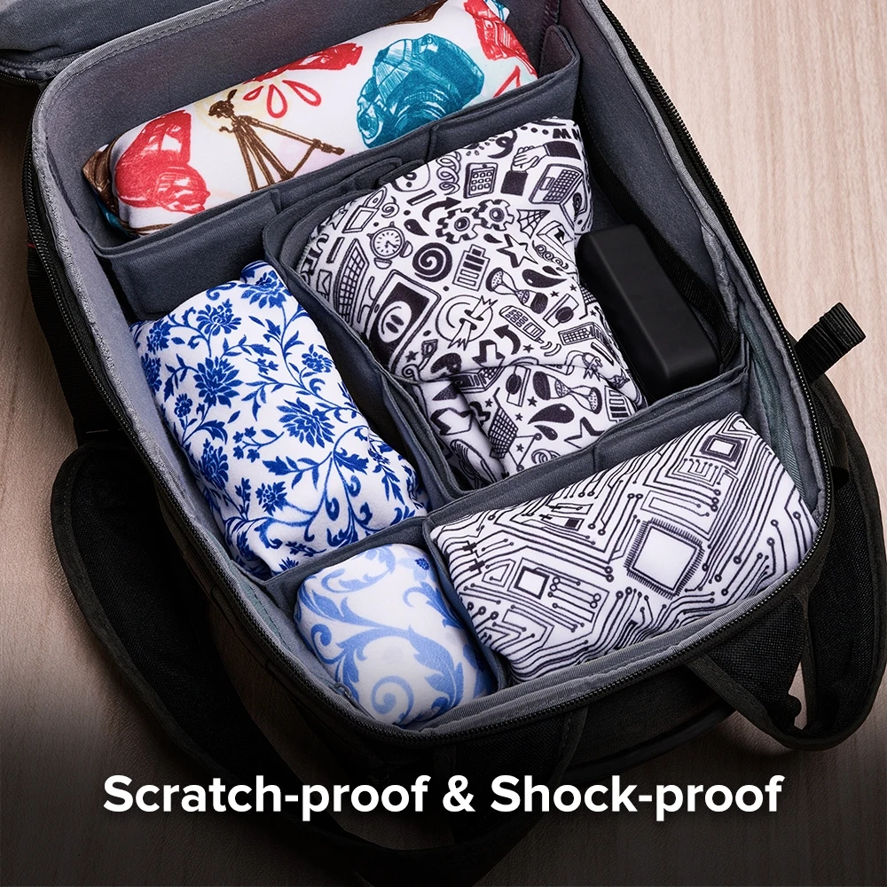 Llano Protective Magic Self-Adhesive Cloth Protective Wrap Lens Camera Wrap Soft Firm Thickened for Tech Device Storage