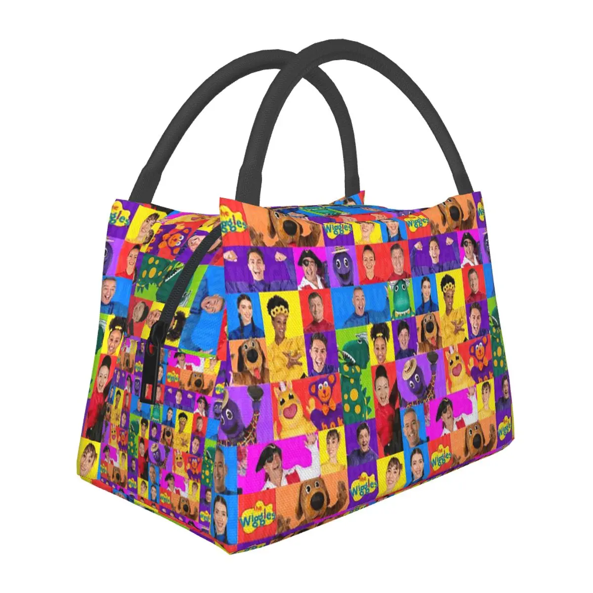 

Термосумка для обедов The Wiggles Tv Show Music Band для женщин, контейнер для хранения еды, термосумка-холодильник для бенто-боксов