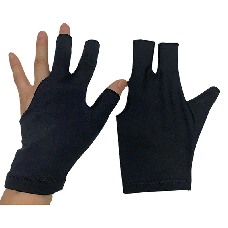 1Pc Three-finger Gloves Pool Gloves Left Hand Average Size Billiard Supplies Smooth Biliardo Guanti Snooker Billiard Glove