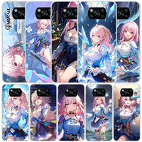 Honkai Star Rail March 7TH Silicon Call Phone Case For Xiaomi Poco X3 Nfc X5 Pro X4 GT M5S M4 M3 M2 F5 F4 F3 F2 F1 Mi Note 10 Co