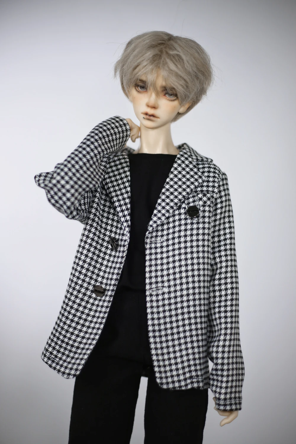 1/4 1/3 Scale BJD Clothes Casual Checkered Jacket Coat For BJD/SD MSD SD13 Girl POPO68 SSDF ID75 Uncle Doll Accessories C2153