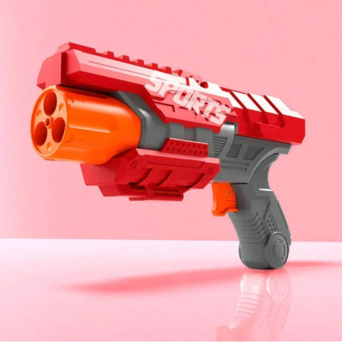 Bambini Proiettili morbidi Pistole Giocattoli Air Powered Sicurezza Eva Pistole a proiettile morbide Freccette Airsoft Foro cavo Testa Schiuma Dardo Tiro Pistole giocattolo