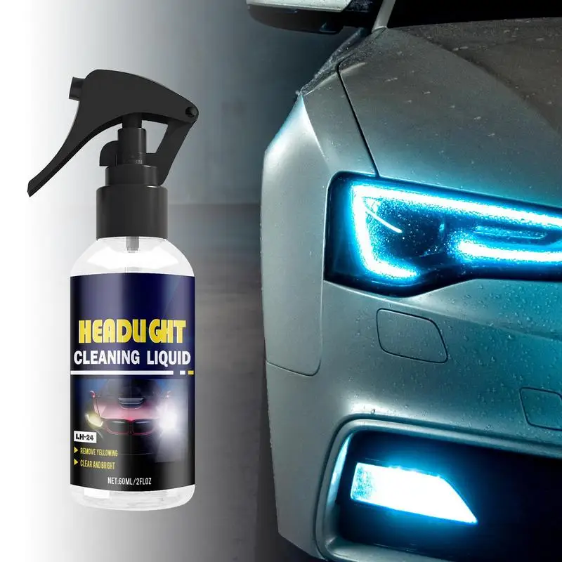 Car Headlight Cleaner 60ml Car Headlight Restoration Liquid Car Headlight Liquid For Repair Of Scratch Yellowed Headlamp