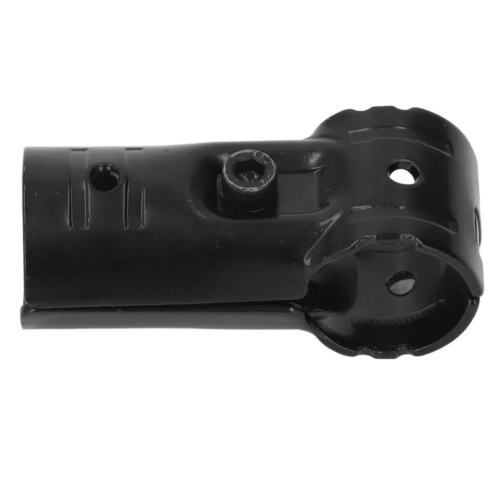 12pcs 28mm Diameter T Shape Pipe Clamp Black With Bolts And Nuts Chain Link Fence Clamp End Rail Pipe Clamp Chain Link Fence