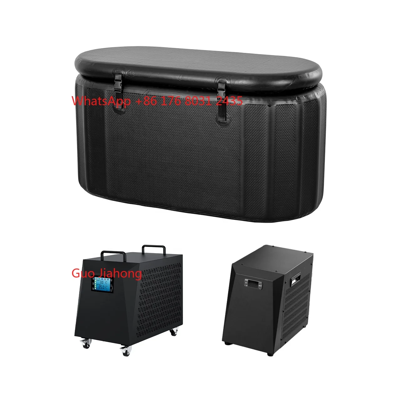 

2024 Sport Game Portable Ice Bath Tub PVC Inflatable Cold Plunge Ice Bath for Fitness Recovery With Chiller