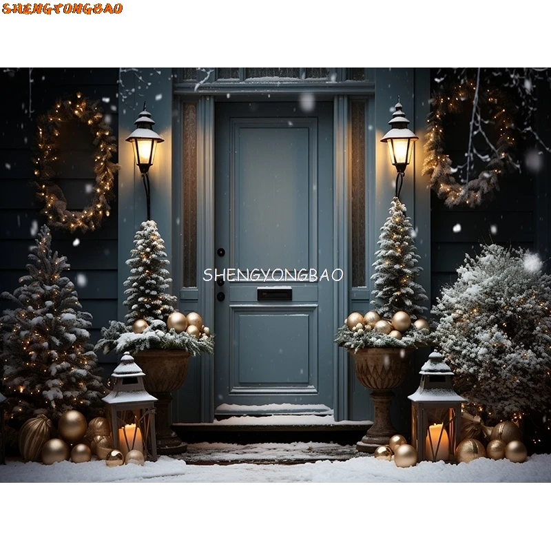 Confortable jour de Noël Scène Cheminée Photographie Toile de Fond Accessoires Hiver Salon Nouvel An Cadeau Vacances Photo Fond RS-11