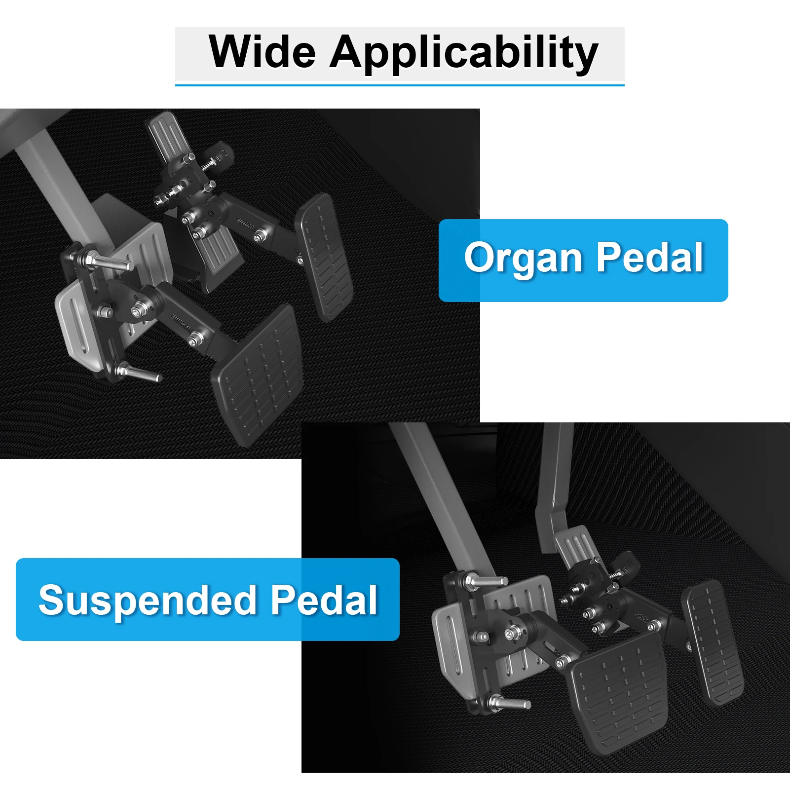 Car Gas and Brake Pedal Extenders for Short Drivers People, Adjustable Length & Angle Vehicle Accessories Replaces ,Ride on Toys