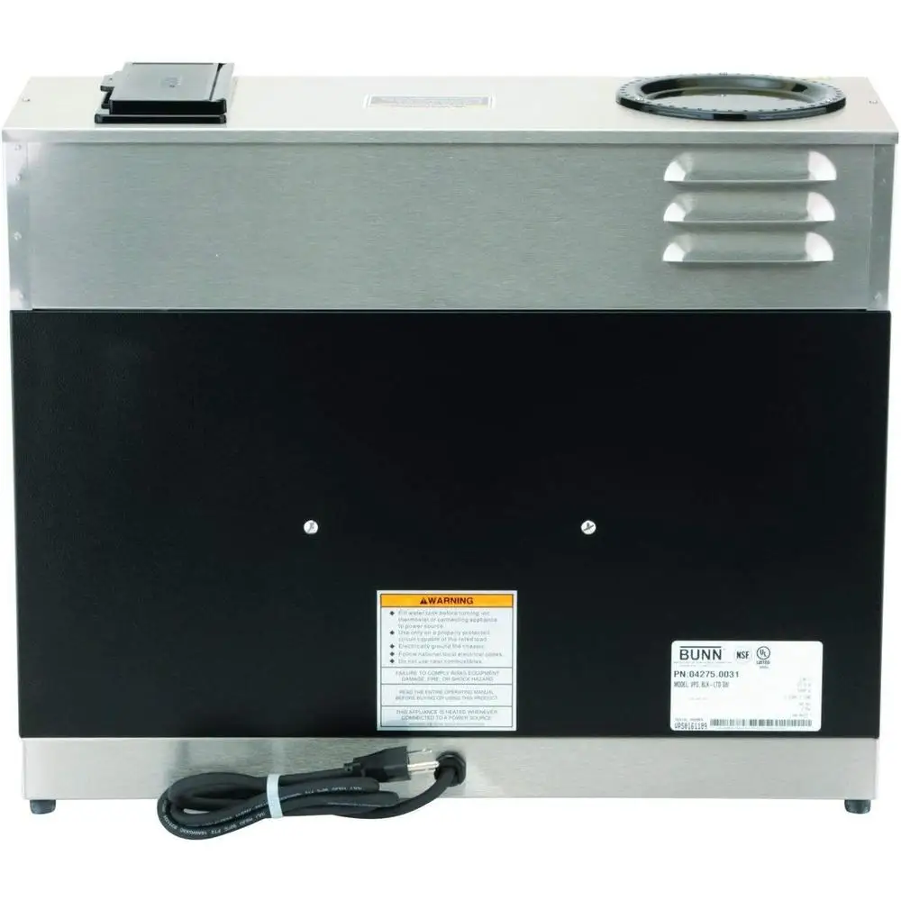 ماكينة تحضير القهوة بالتنقيط التجارية سعة 12 كوبًا مع ثلاثة محطات تدفئة ومطاعم مثالية ومكاتب ومقاهي 120 فولت