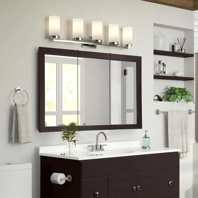 Durable assembly frame - Bathroom wall cabinet with mirrored doors bathroom mirror