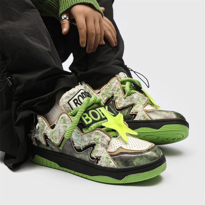 

New Couple Casual Shoes Street Hip Hop Skateboarding Shoes Trend Sports Shoes for Man Designer Platform Shoe Zapatillas De Mujer