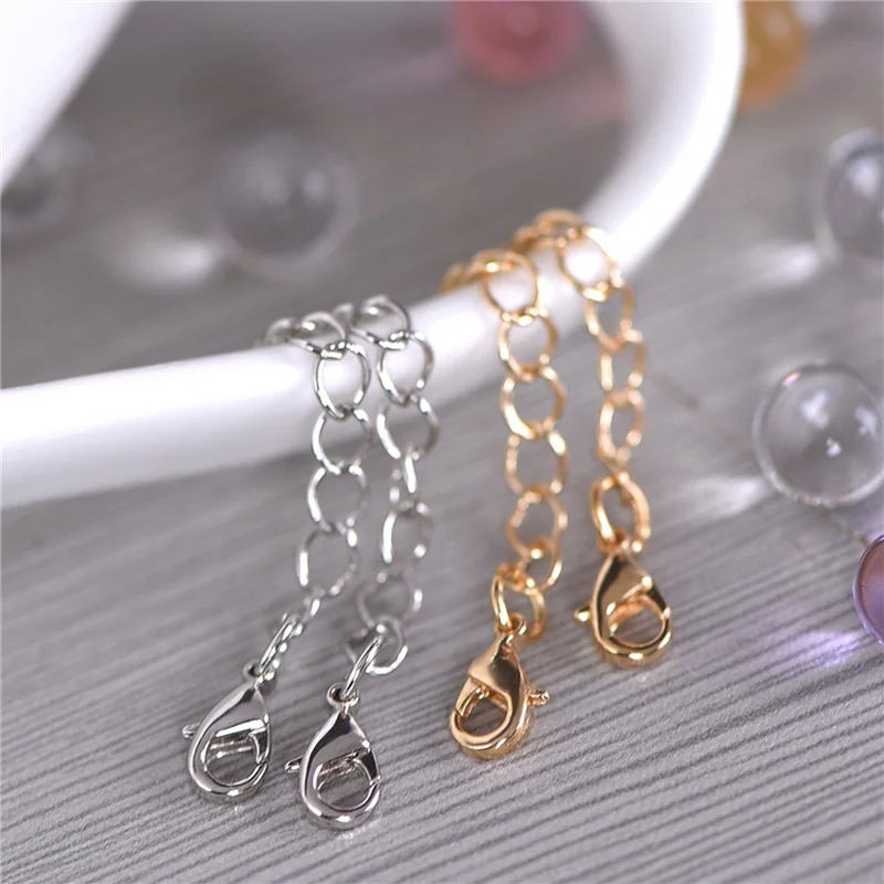 FULL-24 قطعة قلادة من الفولاذ المقاوم للصدأ موسع سوار موسع موسع سلسلة مجموعة 6 بوصة 4 بوصة 3 بوصة 2 بوصة