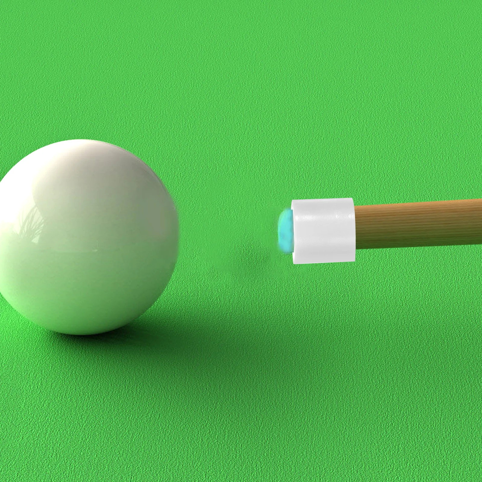 

6pcs Billiard Plastic Snooker Hoop Replacement Tips Lightweight Durable Cue Stick Ferrules For Billiard Pool Cue Accessories