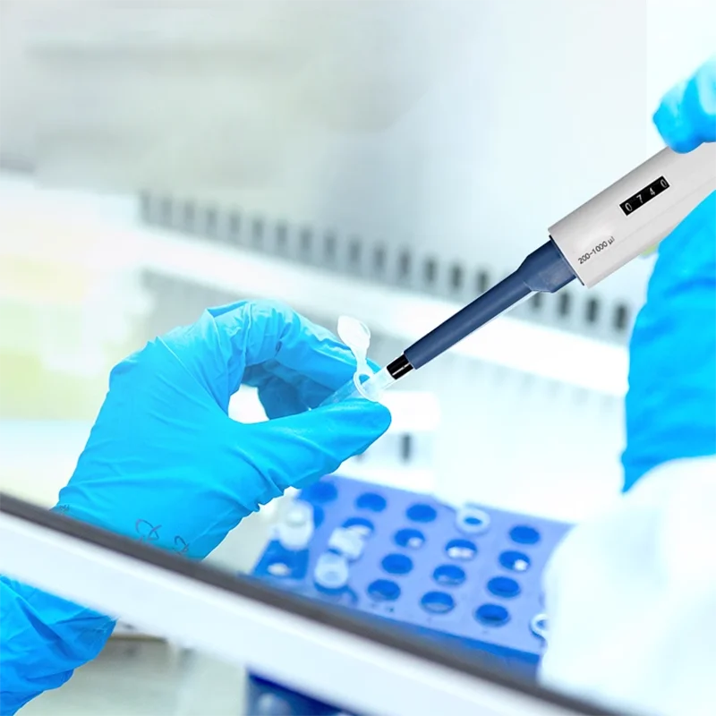 

Pipette gun digital micro-volume manual single-channel adjustable pipette tip sampling large-capacity sample addition gun tip ra