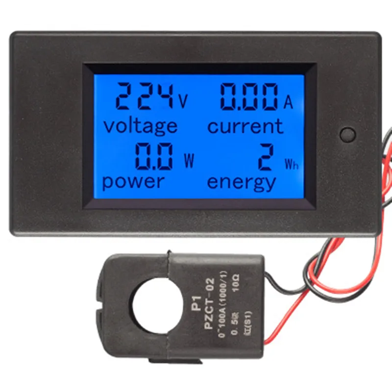 

AC80-260V 0-100A 0-20A woltomierz cyfrowy amperomierz тестер энергии 110V 220V woltomierz moc Wattmeter doset DIY