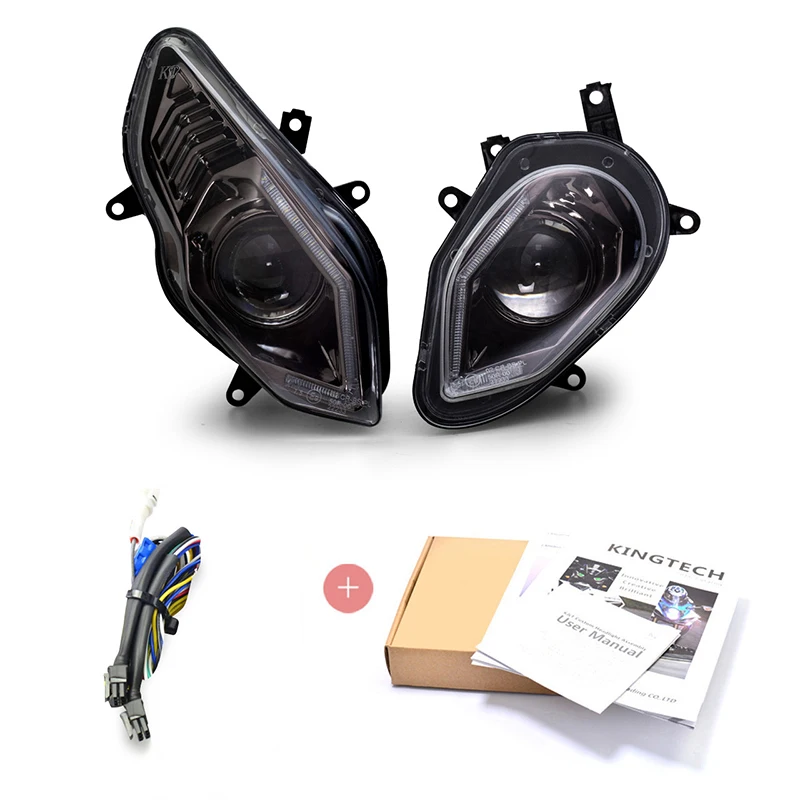 

88W Brighter LED Motorcycle Headlight Dual High/Low Beam Easy Install Motor Light for BMW S1000RR