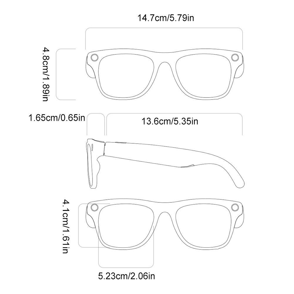 XK OEN Pro نظارات ذكية مساعد صوت التحكم الدردشة GPT 100MP HD كاميرا نظارات 260mAh قابلة للشحن بلوتوث دعوة النظارات الشمسية #6
