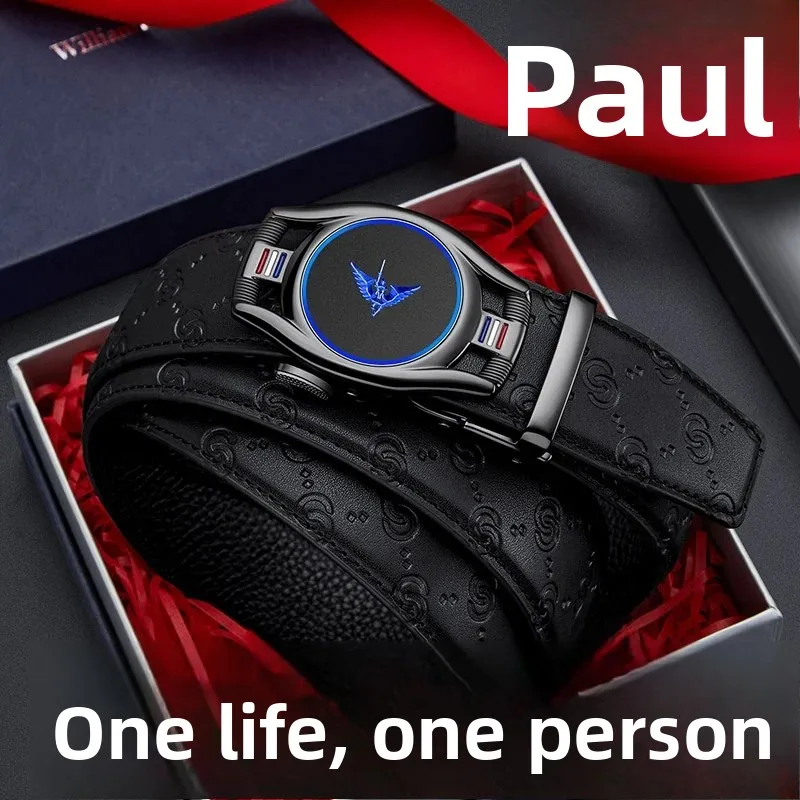 paul-men's-genuine-leather-belt-automatic-buckle-fashionable-versatile-waist-belt-pure-calfskin-pants-belt-gift