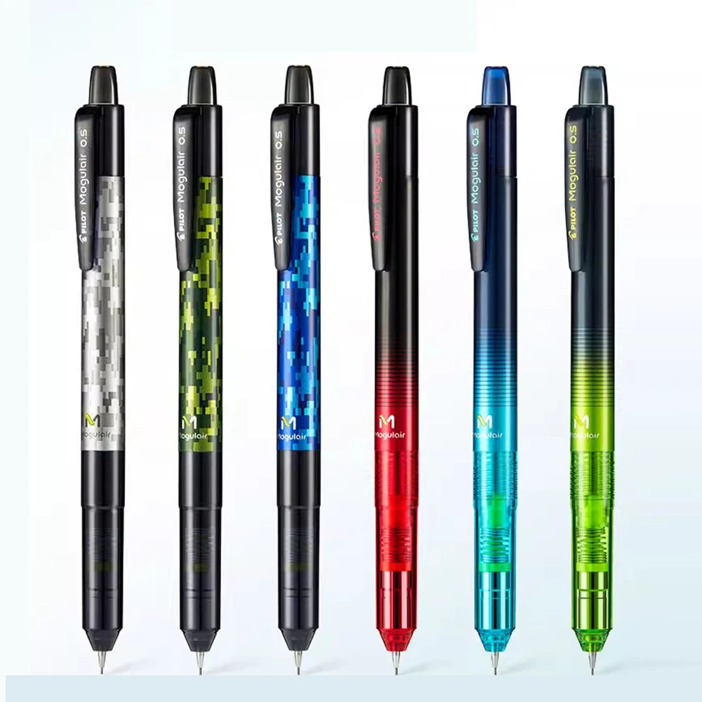 1pcs Japan Pilot Mechanical Pencil 0.5mm HFMA-50R Shake Out Lead Hard To Break Lead Core with Eraser Head Painting Stationery