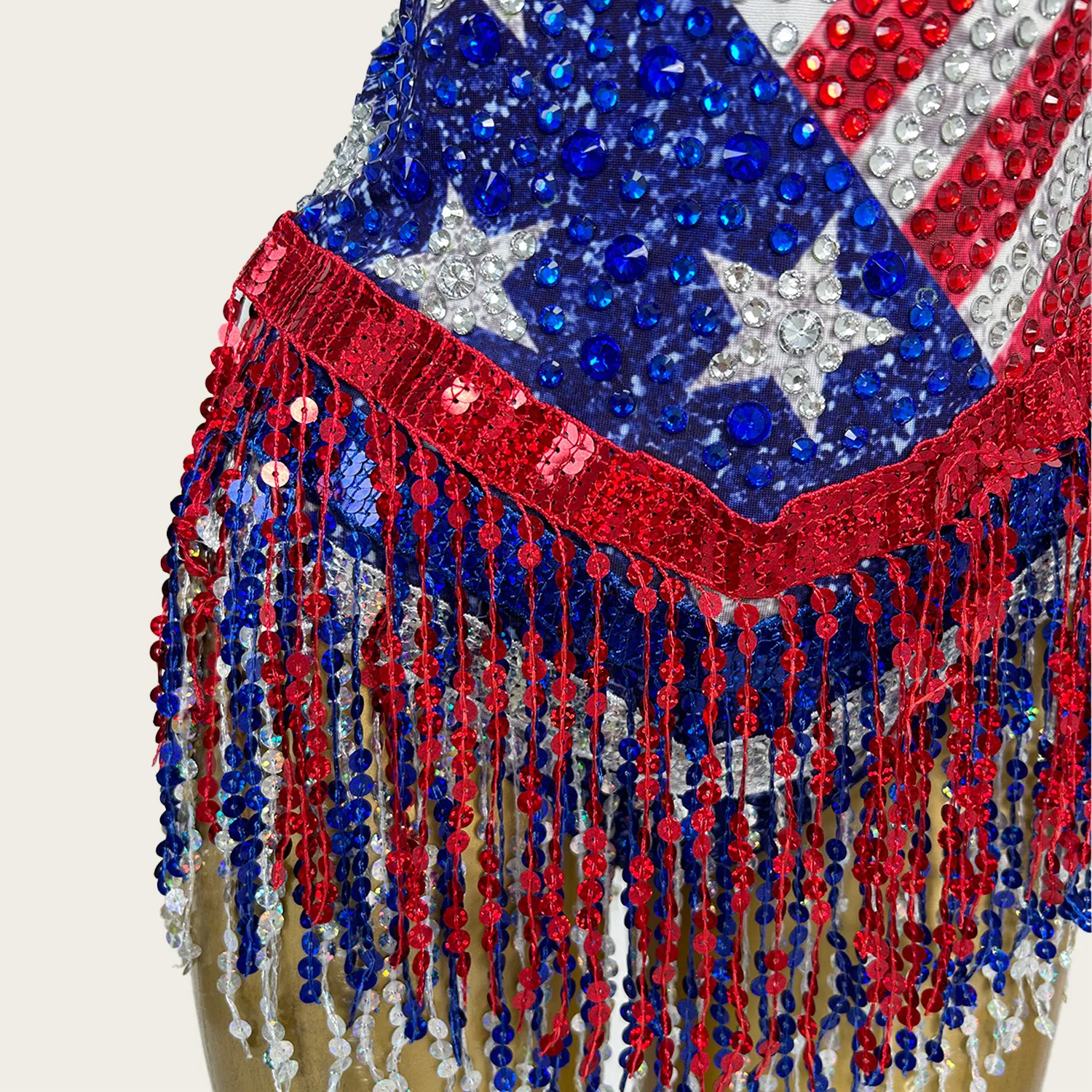 화려한 파티 스파이시 걸 의상 치어리더 무대 공연복 쇼걸 섹시 스판덱스 태슬 하이컷 끈 팬티 원피스 레오타드 홍란