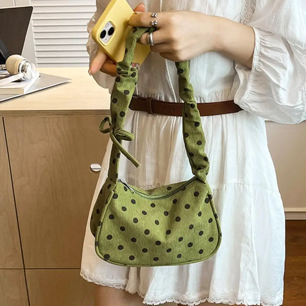 Large Capacity Shoulder Bag Wear-Resistant Wrinkle-Proof Crossbody Bag Small Flower Print Bag For School Student ﻿