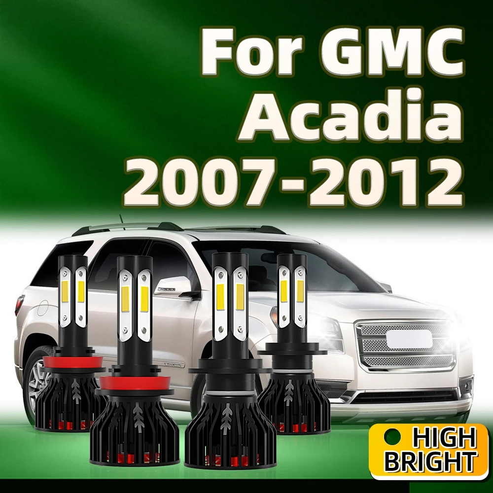 

LED Headlight Bulb 130W H7 H11 Car Lamp 30000Lm Increase the Light Efficiency For GMC Acadia 2007 2008 2009 2010 2011 2012