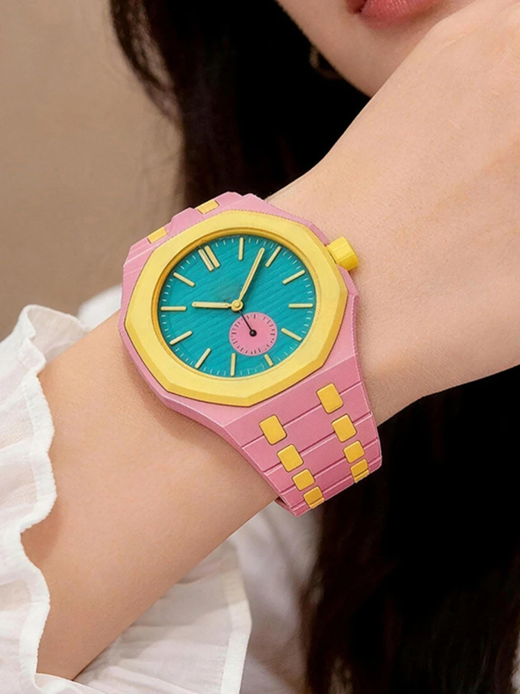 Modny ceramiczny pasek do zegarka Swatch X AP Royal POP, zestaw do modyfikacji bioceramiki, pasek, etui, adapter do akcesoriów zegarków na rękę. — zdjęcie produktu 7