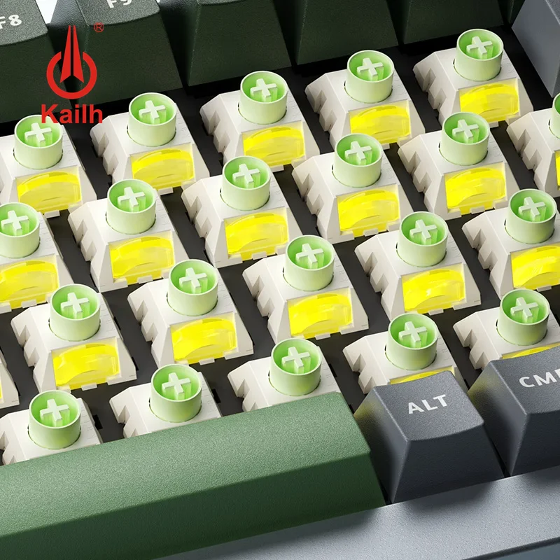 

Kailh Box Vanilla Ice Cream Keyboard Switch 5Pins Linear Mechanical Keyboard Switches 38g Factory Lubrication Rapid Silver