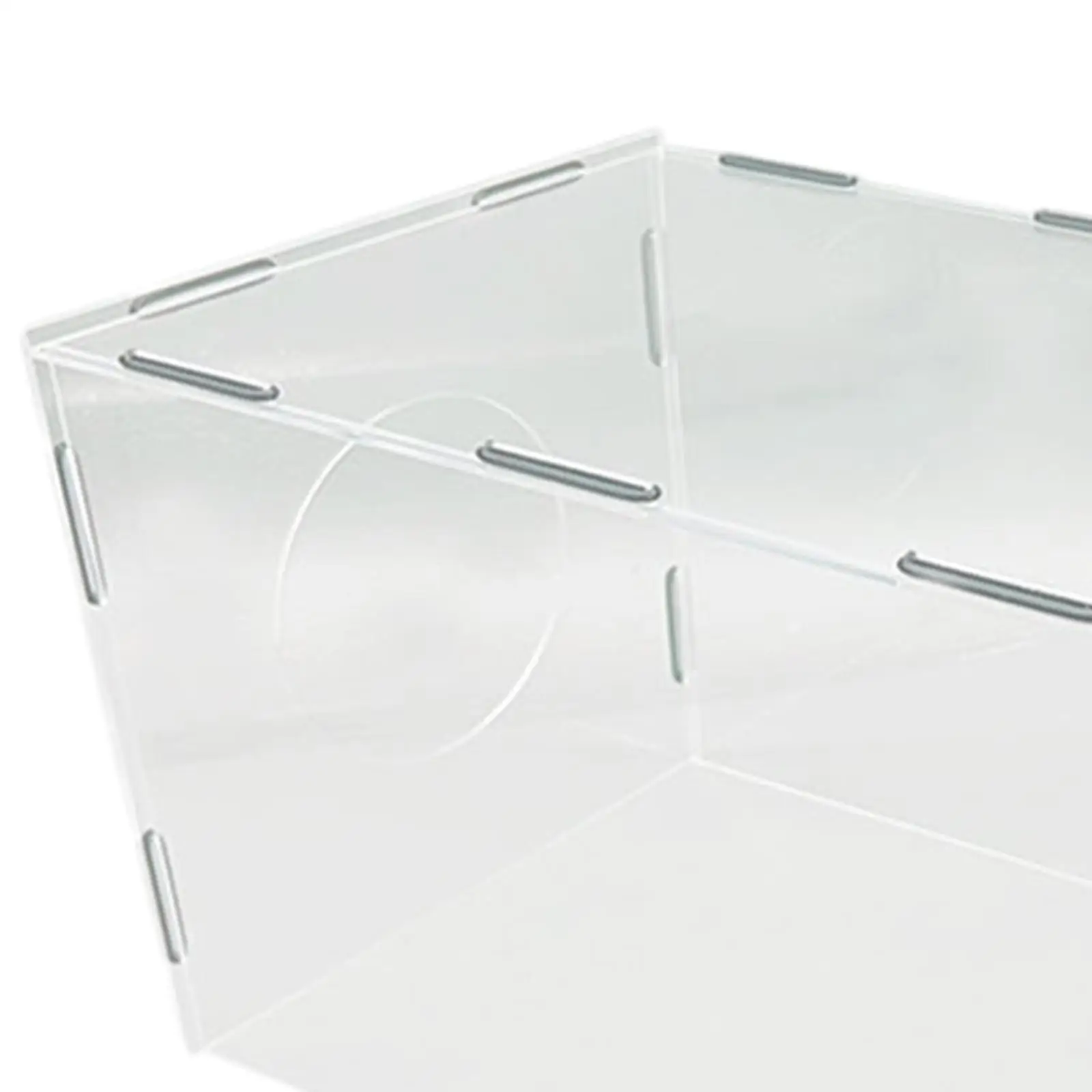 Boîte à poussière de meulage, couvercle transparent pour gravure, polissage, sculpture