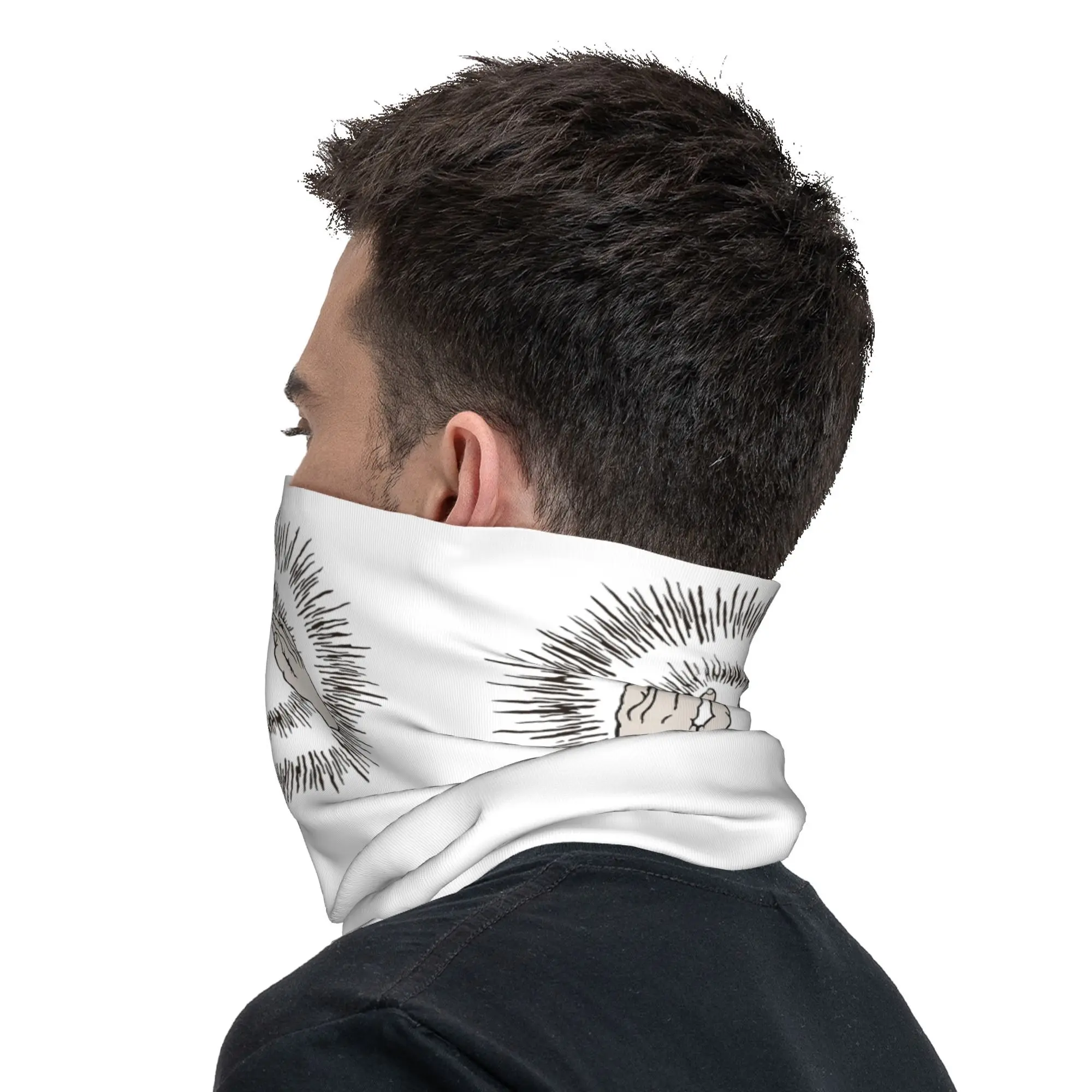 Godspeed You Black Emperor Lift je magere vuisten Bandana Neck Gaiter Gedrukt Wrap Sjaal Multifunctionele hoofdband Fietsen Unisex