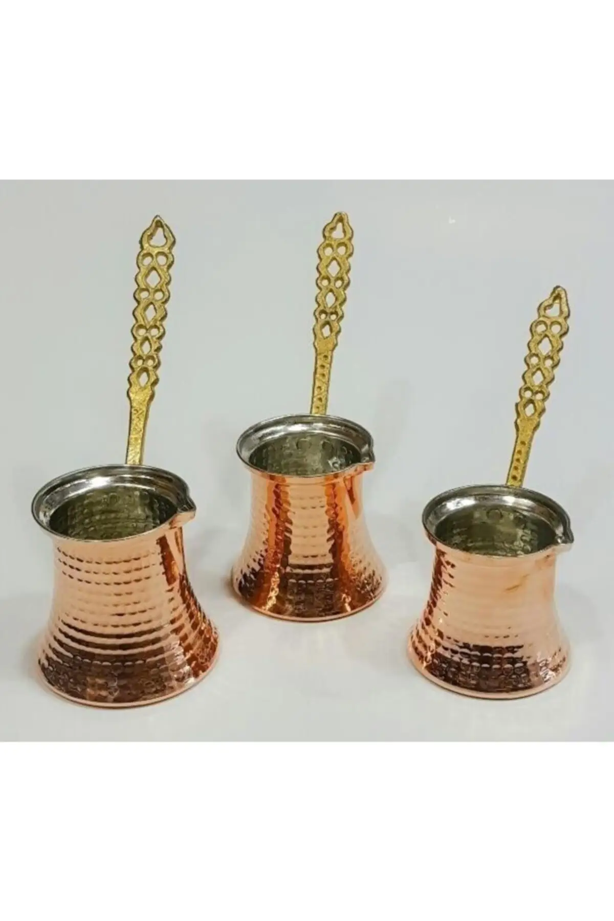 DOLBOVI copper 3-piece copper Coffee Maker Glass Pot Turkish Coffee Maker Glass Pot Turkish Coffee