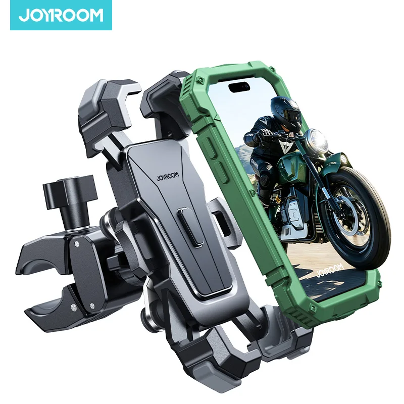 AliExpress Joyroom Motorcycle Bike Phone Mount Holder Upgrade Universal Ultra-Stable Bike Phone Holder With Shock Absorption Device