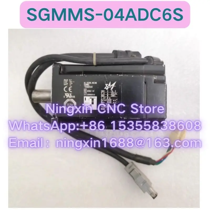 

Second-hand SGMMS-04ADC6S servo motor Functional test OK Fast delivery