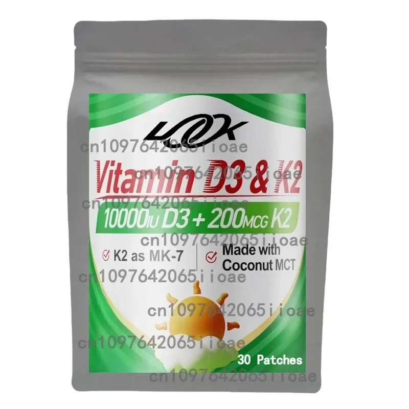 حار بيع فيتامين D3 + K2 التصحيح-تعزيز امتصاص الكالسيوم وصحة القلب والأوعية الدموية وتنمية النمو شحن مجاني