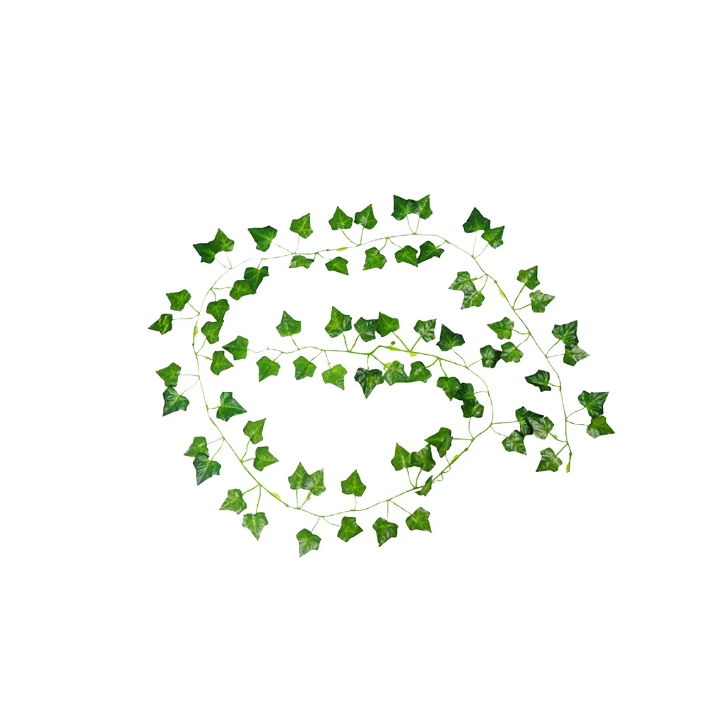 

12Pcs Artificial Vine Hanging Leaf Garland 6.5ft Realistic Silk Foliage Decor for Wedding Home Garden Office Party