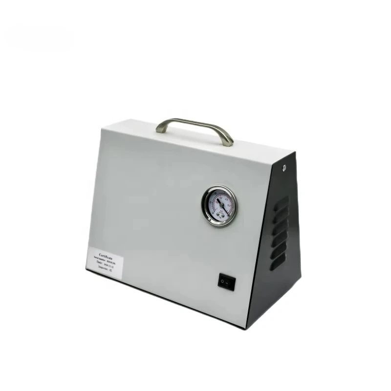 10-60 L/min Portable Oilless Diaphragm Vacuum Pump Positive & Negative Pressure Air Pump for Lab Filtration 110V 220V