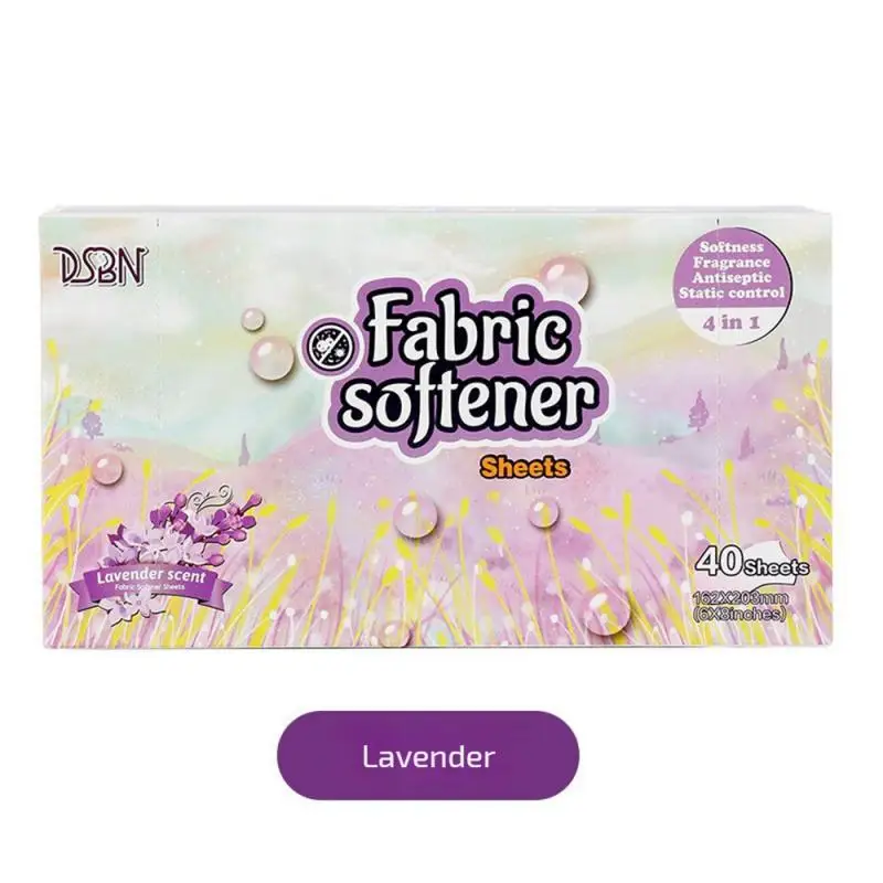 Fabric Softener Sheet For Dryers Reduce Static Absorption Lasting Fragrance Effective Antibacterial Clothes Softness Sheets