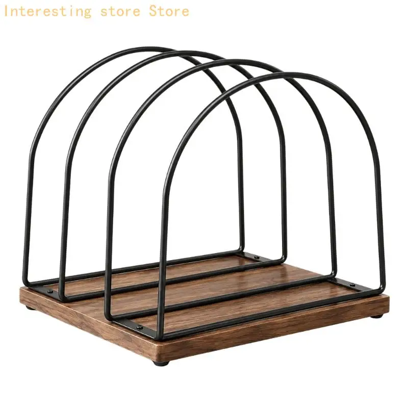 Record and Disc Storage Rack with Open Frame and Vertical Placement 55KC