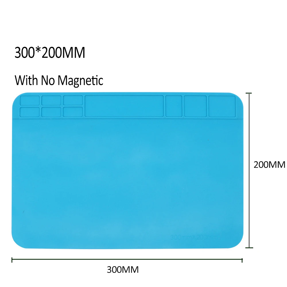 Heat Insulator Insulation Heat-Resistant Working Repair Pad Silicon Soldering Mat Welding Platform Solder Station Iron