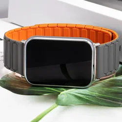 Silicone Magnetic Strap for Redmi Watch 4/5 Loop Band Bracelet for Xiaomi Mi Band 8 Pro/9 Pro Replacement Wristband Accessories